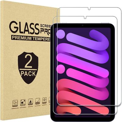 [2 Pack] Lnuyefn Screen Protector for iPad Mini 7/6 8.3 inch 2024/2021, Tempered Glass Screen Film Guard Screen Protector for iPad Mini 6th/7th(A17 Pro) Generation A2996/A2995/A2993/A2567 A2568 A2569 -Clear