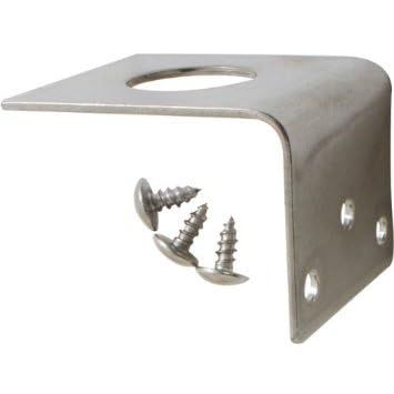 1/2" Hole L Bracket for Fender Truck Groove, Antenna Mount. for Mobile Radio CB, HAM, UHF, VHF Antennas. Tram 1256