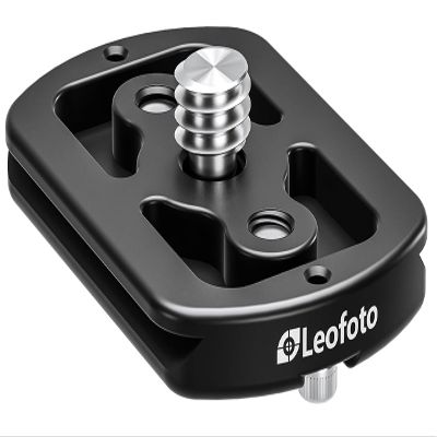 Leofoto P Series QR Base Plates, Quick Link Head Base, Anti-Twist Screws, Arca Compatible (P-BV10)