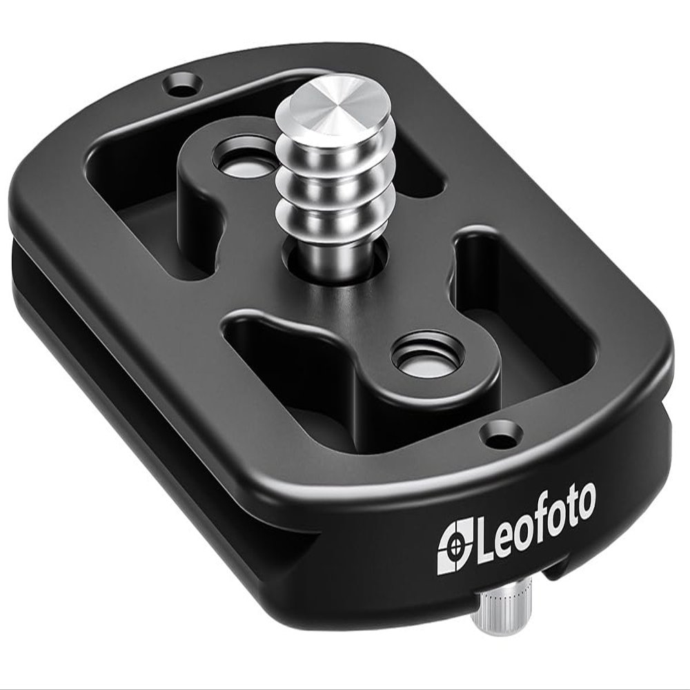 Leofoto P Series QR Base Plates, Quick Link Head Base, Anti-Twist Screws, Arca Compatible (P-BV10)