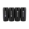 DAGIJIRD 4PCS Cable Pant Aluminium HiFi Speaker Wire Pants Boot Y Splitter 1 to 2 DIY Speaker Cables for RCA Bi-Wire Cable view 1