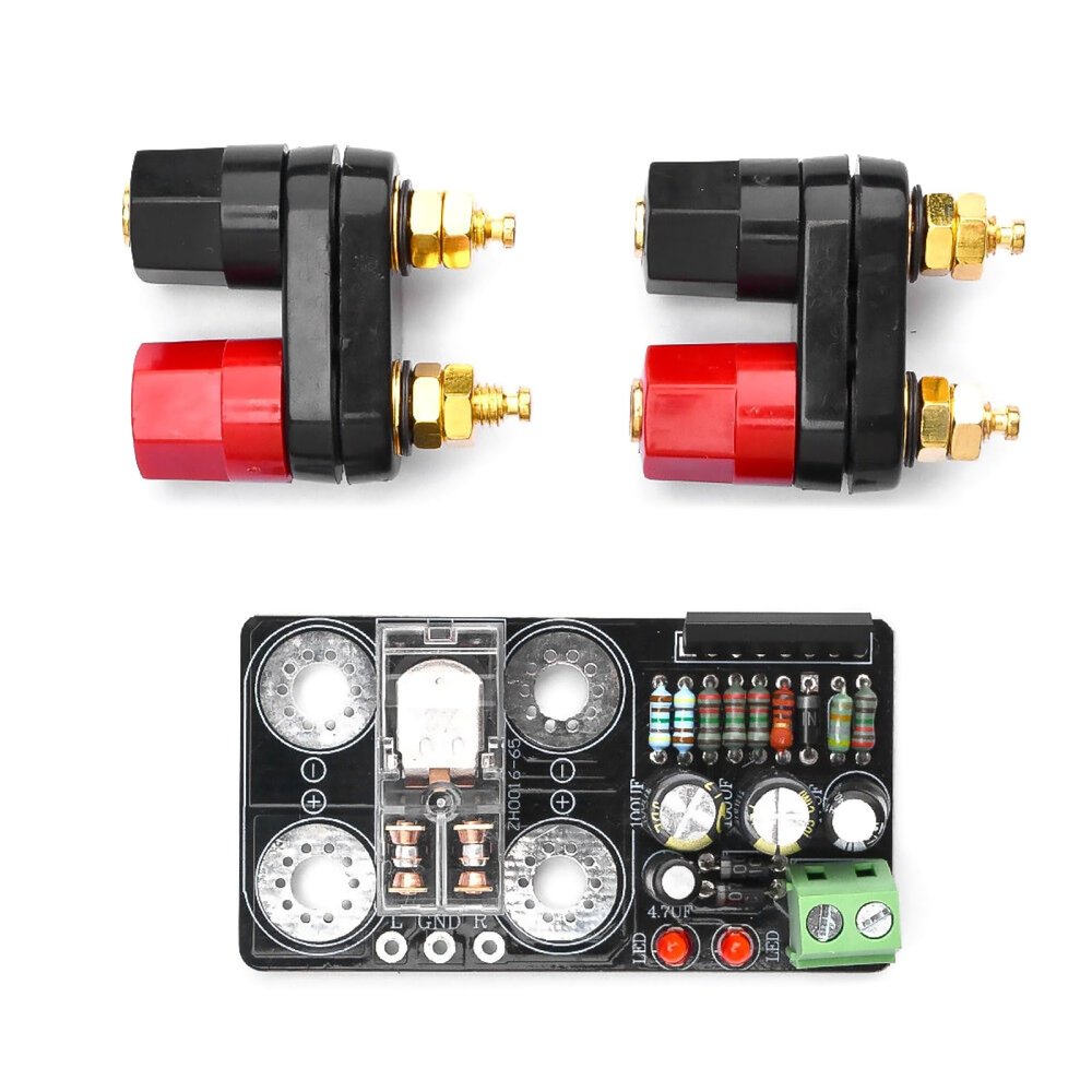 DAGIJIRD Speaker Protection Board, AC 12-18V UPC1237 Speaker Audio Protection Board Module DIY Kit for Audio Amplifier