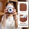 MUZIRI KINOKOO Protective Case for Fuji Instax Mini 12 Instant Film Camera - PU Leather Mini 12 Camera Case Bag with Photo Pocket - with Adjustable Shoulder Strap - Retro Brown view 3