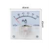 EVURU 91C4- MA DC Pointer Type Milliammeter 1mA 5mA 10mA 50mA 100mA 200mA 300mA 500mA Analog Mechanics Plate Table Ammeter 1Pcs (Size : 200mA) view 3