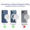 NovelGoal Magnetic Adapter Base Mobile Phone Holder Handheld Stabilizer Quick Release Mount Compatible with DJI Osmo OM6 OM5 OM4 Gimbal for Magsafe view 4