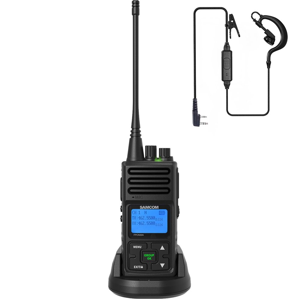 SAMCOM FPCN30A Walkie Talkies Rechargeable,Portable FRS Two-Way Radios for Adults,Heavy Duty 2 Way Radios Long Range with Charging Base,FCC Walkie Talkie for Road Trip Gifts Camping