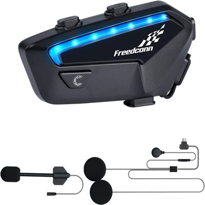 FreedConn FX Bluetooth Helmet Intercom, 210 Riders Group Communication