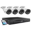 ZOSI 5MP 8CH Wired PoE Security Camera System with Audio, 4pcs Outdoor PoE Cameras, Night Vision, H.265+ 8 Channel 5MP 3K Home NVR with 1TB HDD for 24/7 Recording, No ISED is Provided view 1