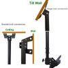 Yuarisx Adjustable Ceiling TV Wall Mount Bracket Compatible with 14-42" Plasma LCD LED Monitor Flat Panel Screen Displays Tilt/ 360 Swivel view 3