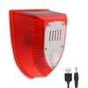 Solar Motion Sensor Alarm Outdoor: Solar Security Alarm Lights with Dog Barking & Gunshot Sound, 129db Loud Noise Maker, Strobe Light Warning Lamp with USB Cable, for Home, Villa,Farm,Barn,Yard view 1