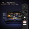 3-in-1 Projector 4K Supported, AURZEN BOOM 3 Smart Projector with WiFi and Bluetooth, 3D DoIby Audio & 36W Speakers, Auto Focus & Keystone, NetfIix Official 500 ANSI Home Outdoor proyector, Black view 3