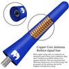 ONE250 2.5" inch Short Copper Core Antenna, Compatible with Mitsubishi - Lancer (2002-2017), Mirage (2010-2024), Montero (2001-2019), Outlander (2005-2018), RVR (2016-2018), L200 (2010-2024) (Blue) view 3