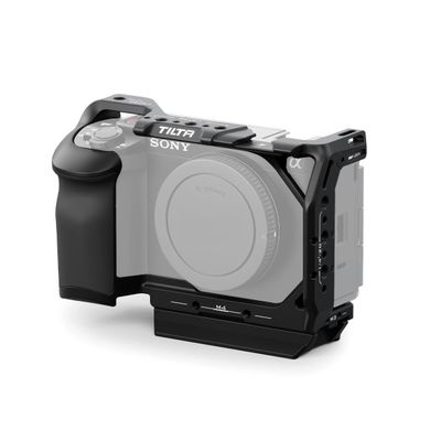 Tilta Full Camera Cage Compatible with Sony ZV-E1 | Cold Shoe, NATO Rail, M3 & 1/4"-20 Mounting Threads | Detachable ARCA Plate for Horizontal or Vertical Shooting | Integrated Cooling System | Black