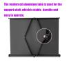 Projection Screen Portable, 20/30/40/50inch Outdoor Movie Projector Screen, Anti-Crease & Lightweight Carry Screen For Home Theater/Office Conference/Camping Party/Office Travel, Ratio 4:3/16:9 ( Colo view 4