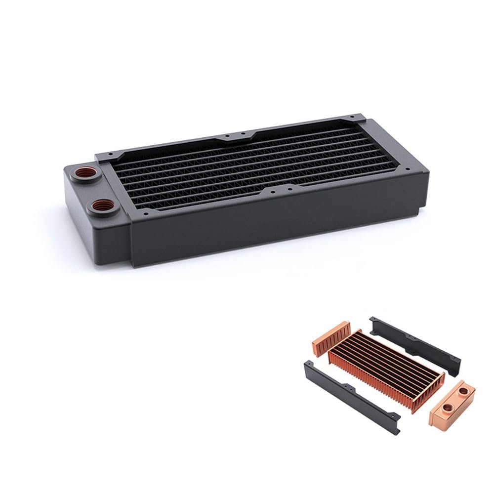 8CM 80MM Copper Radiator Water Cooling Cooler Heat Exchanger (80X2RC-TN)