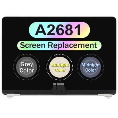 13.6" Screen Replacement Assembly for MacBook Air A2681 2022 M2 EMC 4074 MLXW3LL/A MLY33LL/A MLY43LL/A MLY03LL/A LCD Display Panel 2560X1664 (Midnight)