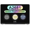13.6" Screen Replacement Assembly for MacBook Air A2681 2022 M2 EMC 4074 MLXW3LL/A MLY33LL/A MLY43LL/A MLY03LL/A LCD Display Panel 2560X1664 (Midnight) view 1