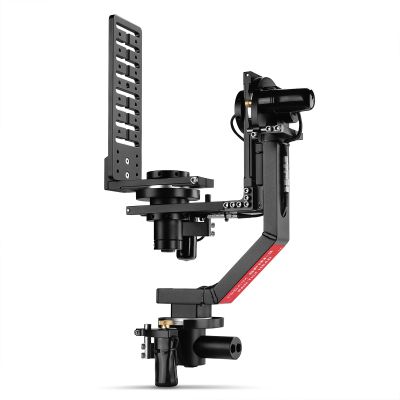 PROAIM Spin-3 3-Axis/2-Axis Motorized Pan Tilt Head w 12V Joystick Controller for Camera Jib Crane. 15kg/33lb Payload, 360 Smooth & Precise Moves. Robust, Inaudible Operations + Bag (PT-Spin-3)