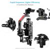 PROAIM Spin-3 3-Axis/2-Axis Motorized Pan Tilt Head w 12V Joystick Controller for Camera Jib Crane. 15kg/33lb Payload, 360 Smooth & Precise Moves. Robust, Inaudible Operations + Bag (PT-Spin-3) view 3