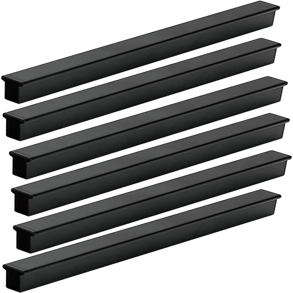 BAZAC 6 Pieces Kitchen Cabinet Door Handles Aluminum Alloy Drawer Handles Drawer Pull Handles Kitchen Handles Furniture Handle Furniture Hardware Screws Included -Hole Centers:192mm