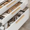 BAZAC 6 Pieces Kitchen Cabinet Door Handles Aluminum Alloy Drawer Handles Drawer Pull Handles Kitchen Handles Furniture Handle Furniture Hardware Screws Included -Hole Centers:192mm view 3