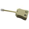 LQ Industrial 2pcs 1 Line Filter, in-line Splitter Filter for Removing Noise and Other Problems from Related Telephone Lines view 4