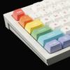 1.6mm Thickness Rainbow MDA Profile Dye Sub Keycaps Ergonomic PBT Keyset for TKL 61 64 68 75 87 96 104 GMMK MX Keyboard view 3