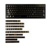 155 Crystal Backlit Keycaps Black Virtual War MDA Profile Shine Through PC for MX Mechanical Keyboard 96 87 84 80 75 68 64 Split view 1