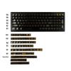 155 Crystal Backlit Keycaps Black Virtual War MDA Profile Shine Through PC for MX Mechanical Keyboard 96 87 84 80 75 68 64 Split view 2
