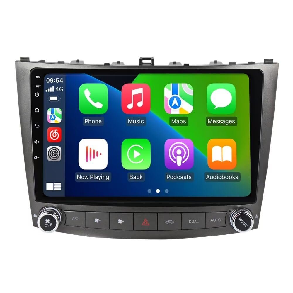 Android Radio Stereo for Lexus IS250 IS350 2005-2010, Biorunn 10.1 Inch Octa Core GPS Navi Wireless Wired Car-Play Android Auto Head Unit IPS FM AM RDS DSP, 2GB RAM 32GB ROM