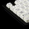 1.6mm Thickness White Graffiti MDA Profile Dye Sub Keycaps Ergonomic PBT Keycap Set for TKL 61 64 68 75 87 96 104 GMMK MX Keyboard view 3