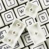 1.6mm Thickness White Graffiti MDA Profile Dye Sub Keycaps Ergonomic PBT Keycap Set for TKL 61 64 68 75 87 96 104 GMMK MX Keyboard view 4