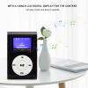 Clip MP3 Player, 0.8 Inch LCD Digital Display, Metal Clip Design MP3 Player with 3.5mm Earphone, Support Memory Card Portable Music Player view 2