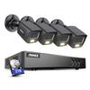 ANNKE Home Security System, 3K Lite 16 CH Security Video Recorder and 4 X 3K Built-in Mic Cameras with Dual Smart Light, AI Human/Vehicle Detection for Home Business Surveillance, 2TB Hard Drive view 1