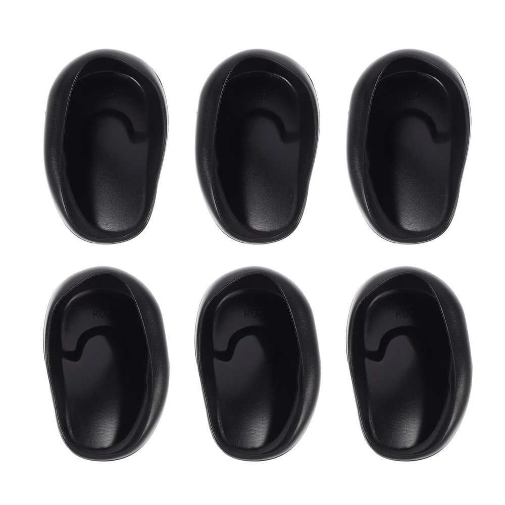 SHERCHPRY 6pcs Reusable Ear Covers for Hair Dyeing Ear Protectors for Salon Use Prevents Dye and Water from Entering for Hair Care and