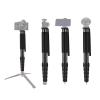 Camera Monopod, Portable Compact Lightweight Travel Monopod for Camera, Adjustable Camera Monopod Walking Stick with Rubber Foot Pad for Travel Hiking Climbing view 1