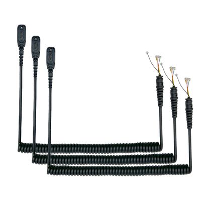 VBLL Reinforced Microphone Mic Cable Cord Wire for APX6000 APX7000 APX8000 XPR6350 XPR6550 XPR7550 XPR7350e XPR7550e XPR7580e PMMN4025A PMMN4025 PMMN4024 PMMN4024A (3 Pieces)