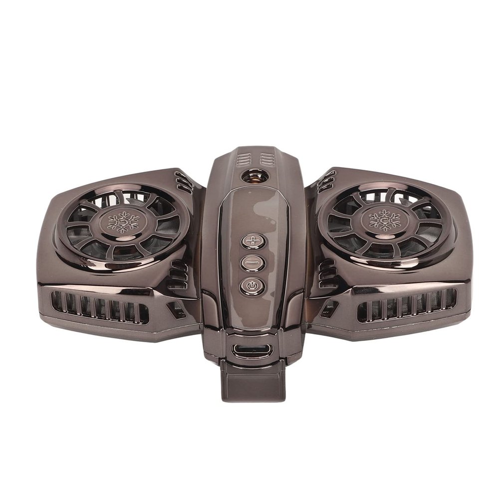 Cell Phone Cooler Low Noise Dual Core Semiconductor Cooling Fan for Playing Games Live Streaming