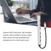 USB C Hub 7 Ports, USB C to USB Hub with 7 USB 3.0, Aluminum USB C Adapter, 5Gbps Transmission Speed, Port Expander for PC, Laptop, Flash Drive, Mobile HDD view 3