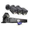ANNKE Home Security System, 3K Lite 16 CH Security Video Recorder and 4 X 3K Built-in Mic Cameras with Dual Smart Light, AI Human/Vehicle Detection for Home Business Surveillance, 4TB Hard Drive view 1
