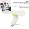 Cyrank 2 PCS Mini Cell Phone Fan, Smartphone Fan 2 in 1 Mobile Phone Fans Cellphone Accessories with Micro USB Type C Interfaces for Phones view 3