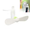 Cyrank 2 PCS Mini Cell Phone Fan, Smartphone Fan 2 in 1 Mobile Phone Fans Cellphone Accessories with Micro USB Type C Interfaces for Phones view 4