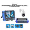 5 Inch CCTV Tester 8MP AHD Camera Tester Coaxial Analog Camera Monitor Tester Video Monitor Tester PTZ Controller, Cable Test, VGA , DC12V Output view 3
