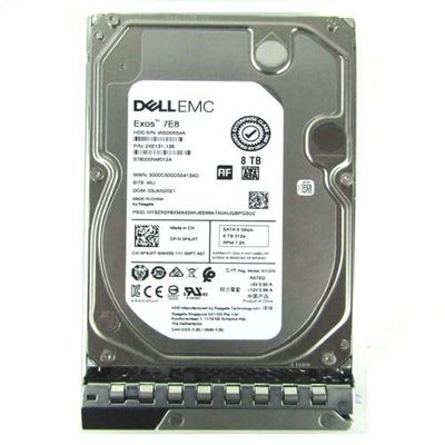 Dell F4JXT 8 TB SATA 3.5-Inch Hard Disk Drive - 7.2K RPM - Hot Swap - 6 Gbps - for PowerEdge 14G Server (Renewed)
