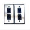 (2) Two Single Wall Plates w/Dual Genuine Neutrik NL4MPXX SpeakON (Stainless) view 3