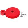 0.8 Inch Red Double Sided Hook & Loop Straps - 5 Yards Reusable Fastening Tape Cable Ties - Duo Wrap view 2