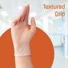 Caring Vinyl Exam Gloves (XL, 90ct), Powder Free and Not Made with Natural Rubber Latex, Gloves for Medical Use, First Aid, Food Prep and More view 2