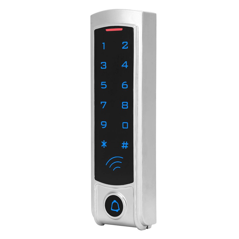 Door Keypad, 125KHz Password Card Reader, Electronic Keypad Door Lock, with Backlit Keyboard,Easy to Install, 3 Opening Methods