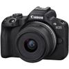 Canon EOS R50 Mirrorless Camera with 18-45mm Lens (Black) Bundle with 64GB Memory Card + Canon 200ES EOS Shoulder Bag (3 Items) view 2