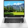 HP 2023 Convertible 2-in-1 Chromebook, 14"" HD IPS Touchscreen, Intel Pentium Processor up to 3.30GHz, 8GB Ram, 128GB SSD, Super-Fast 6th Gen WiFi, Chrome OS, Dale Silver (Renewed) view 4